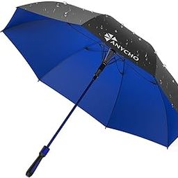 AHYCHO 54 Inch Umbrella for Men Big Size with Fiberglass Shaft, One-Click Auto Open Big Umbrella for Rainy Days & UV Protection - Ideal for 2-3 People-picture-19