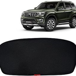 KINGSWAY® Scorpio N Car Sun Shade Rear Windshield Non Magnetic Fix Type Curtain for 2022 Onwards Model, Compatible with Mahindra Scorpio N Only, Car Dicky Sunshade, Black, 1 Piece-image-13