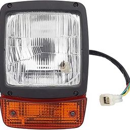 UNO Minda HL-5668M Head Light - Amber Indicator for JCB Jcb 4Dx-24