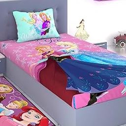 Athom Living Disney Frozen Winter Magic Cotton Single Bedsheet Set-image-25
