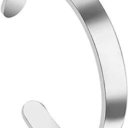 SONI DESIGNS Men's Jewellery High Plated Stainless Steel Cuff Style Adjustable Men's Kada For Boys and Men BR1000046-image-13