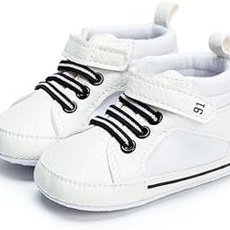 6 to 12 Months Baby Boys & Girls Synthetic Leather Shoes, High Ankle Velcro Booties-BT4599-image-84