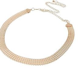 Women Ladies Stylish Wave Golden Waist Belt Modern Dress Chain Belt Jewelry Clothing, Shoes & Accessories | Womens Accessories | Belts-image-72