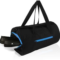 Gym Duffel Bag | Shoulder Gym Bags | Sports and Travel Bag Zipper Bags for Multipurpose with Side & Middle Pockets for Men, Women (Blue)-image-88