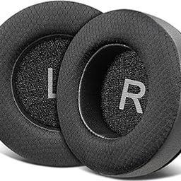 SOULWIT Earpads Replacement for AKG Pro Audio K52 K72 K92 M220 K240 K241 K242 K271 K272 K340 K550 K551 K553 S MKII MK2, Ear Pads Cushions with Noise Isolation Foam - K550 MF Black-image-72