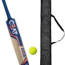 PMG Wood Willow Cricket Bat For Boys & Girls With Cover Bag & Ball (Combo, 3 No. For Age 6-8 Years Kids)-image-24