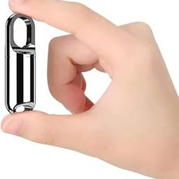 MatLogix Spy Keyring Voice Recorder Hidden 16GB Professional Mini Digital Audio Voice Recording Device with Long Recording Time Upto 15 Hours - Silver-14