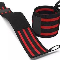 BANTKART 1Pair Wrist Wraps- Wrist Support with Adjustable Straps and Thumb Loops for Home and Gym Workout, Weightlifting, Crossfit, Strength Training, Injury Protection for Men & Women (RED)-image-20