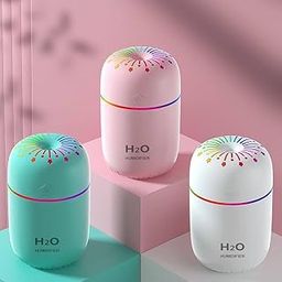 VernoCraft Cool Mist Humidifier Star Design 300 ml Ultrasonic Aroma Diffuser 7‑Color LED Night Light 2 Mist Modes Auto Shut‑Off for Home Office Car Baby Nursery Room-image-111