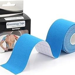 Abgrow Kinesiology Tape - Elastic Adhesive Sportstape for Muscle Pain Relief, Gym, Fitness, Running - Ideal Support for Knee, Wrist, Shoulder, Back (Random Colour Shipped)-image-13