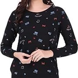 Stories.Label Cotton Sweatshirt for Women in 300 GSM Fabric with Ribbed Details Includes Plus Sizes (S-5XL)-image-52