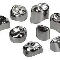 NMD Nexus Medodent Stainless Steel Adult Pre Febricated Crowns(Pack of 1/48 Pcs)-37