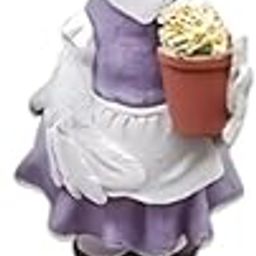 UJEAVETTE 2D Flat Duck Decorative Garden Stake Cute Acrylic Sign for Courtyard Outside Female Duck-87