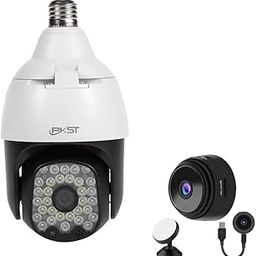 CAMERA DEKHO Wi-Fi Security Camera Outdoor, Plug-in Surveillance for Home Rotate 360° Tilt, Motion Tracking, Full Color Night Vision Camera. (Weatherproof White Ptz Camera) | Free Magnetic Spy Camera-20