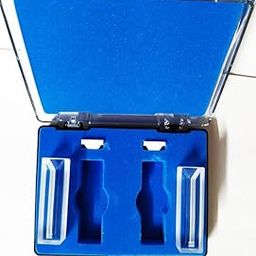 Q-254 Micro Quartz Cuvette Spectrometer with Frosted White Wall with Lid Volume-1ml, Path Length:10 mm. (1 Pair - 2 Pcs in one Box)-10