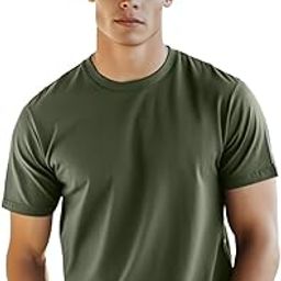 Men's Solid Regular Fit T-Shirt-image-15