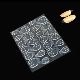 BHOOLU&GOOLU Transparent Double Side Adhesive Tapes Glue Sticker False Nail Extension Stick Tools For Women DIY Nail Arts Stickers 24 Count (Pack of 10)-image-44