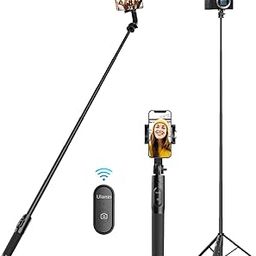 ULANZI 1.6 Meter Selfie Stick SK-03 3 in 1 Stable Phone Stand for Smartphone/Camera/Gopro, Extendable Phone Tripod with Detachable Remote, Compatible with iPhone/Galaxy/Huawei, Etc.-3