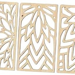 SAZ DEKOR® 3X Wall Sculpture Gifts Gift Collectible Office Indoor Housewarming Ornament Flower-image-1