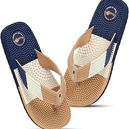 FOOTUP Men’s Acupressure Massage Slippers | Orthopedic Comfort Sandals with Anti-Skid Sole & Foot Reflexology Beads – Everyday Wear Pain Relief Slippers for Healthy Relaxed Feet-image-52