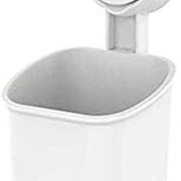 Nyarra Toothbrush Holder for Bathroom, Easy One Push Wall Mount with Powerful Vacuum Suction Cup, Multifunctional Organizer White & Hollow Ventilation Design [NR-0562]-image-59