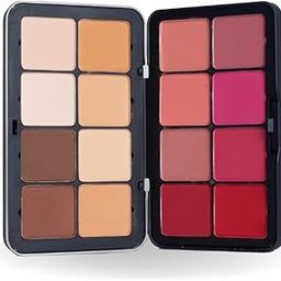 Keauty Beauty 16-Color Blush & Contour Palette – High Pigment Pressed Powder Kit | 8 Blush Shades | 8 Contour Shades | Easy Sculpting | Highlighting | Shading – Compact | Long-Lasting Makeup | Flawless Finish-31