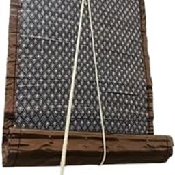 SVK PVC Bamboo Outdoor & Indoor Blinds Curtains Premium Weatherproof Roll-Up Shades for Balcony, Patio Windows Protects from Rain, Sun, Dust, Cold & Ensures Privacy Durable & Stylish Dcor-image-38