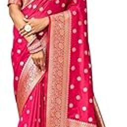 Women's Banarasi Saree Pure Kanjivaram Style Silk Saree With Blouse Piece for Wedding (Pari-121)-image-75