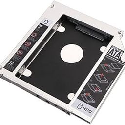 Generic Aluminum 12.7mm HDD Enclosure Second SATA Computer Hard Drive Adapter Bay Caddy 12.7mm Universal CD/DVD-ROM Optical Bay-21