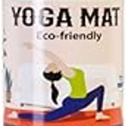 NATURES PLUS 6mm Thick Yoga Mat Fitness & Exercise Mat with Easy-Cinch Yoga Mat Carrier Strap (Blue)-image-54
