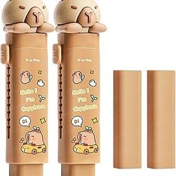FunBlast Capybara Cutter Shaped Eraser Set for Kids - Stationary Set, Kawaii Rubber Erasers, Fancy Birthday Return Gift - Pack of 2-image-64