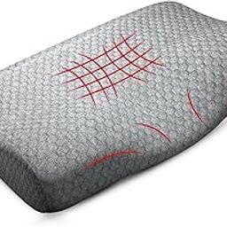 AGEasy Antara Cervical Pillow for Neck, Back & Shoulder Pain, Improves Posture & Spinal Alignment | Orthopedic Cushion with 100% Memory Foam & Skin Friendly Cover (Version 02)-image-106