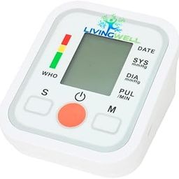 LivingWell Digital Blood Pressure Monitor for Upper Arm – Automatic BP Machine with Large Display, One-Touch Operation, Memory Function – Cuff Included – Ideal for Home Use-25