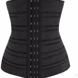 VELURA Women Body Shaper Waist Trainer Cincher Underbust Corset Shapewear BlackL|26 x Ribbon|Shapewear| Womens Clothing-image-21