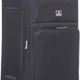 Titanium Soft Trolley Luggage Bag, 28 Inch Polyester Bag with Smooth 8-Wheel Spinner, TSA-Like Lock, Spacious & Lightweight Travel Bag for Business, Black Color-image-26