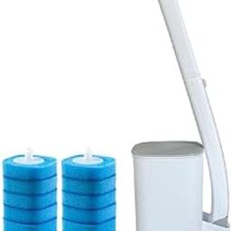 Disposable Toilet Brush with Cleaning Agent Long Handle Cleaning Brush Bathroom Toilet Bowl Cleaner Wand for Home Office disposable toilet brush cleaners for bathroom-image-50