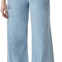 Women's Wide Leg Jeans - High-Rise | 100% Cotton| Enzyme Wash | Elasticated Waistband | Jeans for Women-image-30
