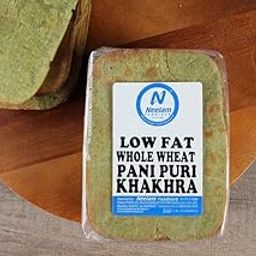 Neelam Foodland Whole Wheat Pani Puri Khakhra Mobile, Low Fat, Perfect Snack Food for Munching at Home, Travel 400 G-image-45