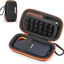 Carrying Case For Ssd,Storage Bag For Sandisk 500Gb 1Tb 2Tb Shock-Proof Ssd Storage Case For Ssd Eva Waterproof Storage Ssd Accessories Bag,No Ssd,13.8X7.7X4.2Cm-External Hard Drives,Black-17