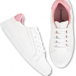 longwalk White Casual Shoes Sneakers for Women(W-4030)-picture-40