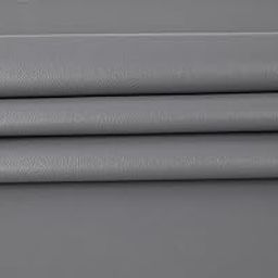 CLICKNPICK Poly Fabric Upholstery Rexine, Artificial Leather Sheet -140 cms Width -PU Mix, Matte Finish Leather Sheet for Sofa Hospital Beds Diwan Furnishing Cushion Covers, Light Grey,2 Meter-image-1