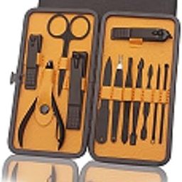 Stainless Steel Manicure & Pedicure Kit – 16-Piece Nail Grooming Set with Clippers, Cuticle Trimmer & Travel Case – Professional Nail Care for Men & Women (Nail Cutter Set)-image-24