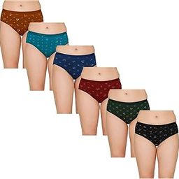 Women Multicolor Cotton Panty (Pack of 6)-picture-11