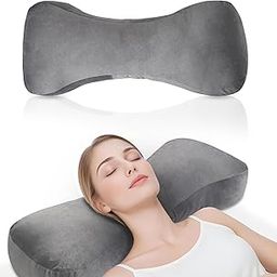Kuber Industries Microfiber Orthopedic Pillow for Neck Pain and Shoulder Pain for Sleeping | Soft Orthopedic Pillows for Neck Support | Bone Shape - Grey-image-43
