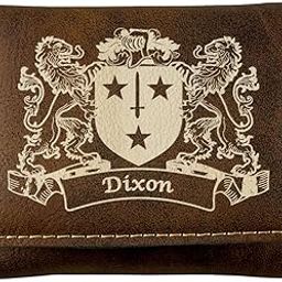 Dixon Irish Coat of Arms Rustic Leather Wallet-29