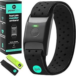 Powr Labs Bluetooth Armband Heart Rate Monitor - ANT+ Heart Rate Sensor For Wrist, Works with Polar, Peloton, Wahoo, Strava, Garmin, Whoop Apps-3