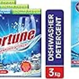 FORTUNE Dishwasher Set, Regular Combo - Dishwasher Detergent (3 Kg), Salt (3 Kg) & Rinse Aid (500 ml)-23