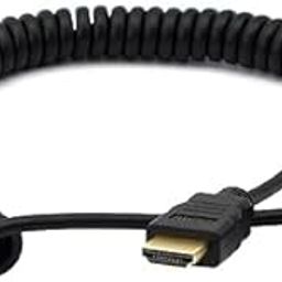 INNOMETRICS HDMI Coiled Cable 90° Down Angle HDMI Male to Male – Spring Spiral Short HDMI Cable for Camera, DSLR, Field Monitor, Gimbal, 3D 1080P Video Output-23