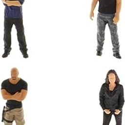 bnf® 4 Pcs 1/64 Miniature Racing Car Scene Character Models Toy | s & People | Parts & Accessories | S Scale | Model Railroads & Trains-image-34
