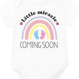 Pregnancy Announcement Little mircale Baby Coming Soon Photoshoot Prop Mom to be Dad to be | Reveal idea for Grandma, Grandpa, Dad, Husband, Aunt, Uncle or Family-picture-30